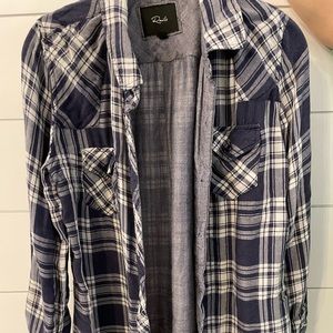 Rails Flannel button down